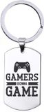 MC Living KadoExpress Sleutelhanger RVS - Gamers Gonna Game