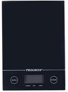 Progress BW09351EU Go Healthy Digital Kitchen Scale, Measuring Scale for Home Baking and Cooking, Weigh Food 5 KG, Slim Design, Tempered Glass, Touch Controls, LCD Display, Black