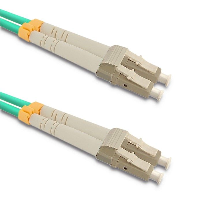 Qoltec Glasvezel Patchkabel LC/UPC-LC/UPC Multimode 50/125 OM3 Duplex 1m
