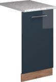 Vicco Fame-Line Vaatwasserfrontpaneel – 45 cm, WB Marmer Donkerblauw hoogglans