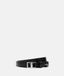 LIEBESKIND BERLIN Lora Croco Belt 1,9 CM W105 Black Zwart