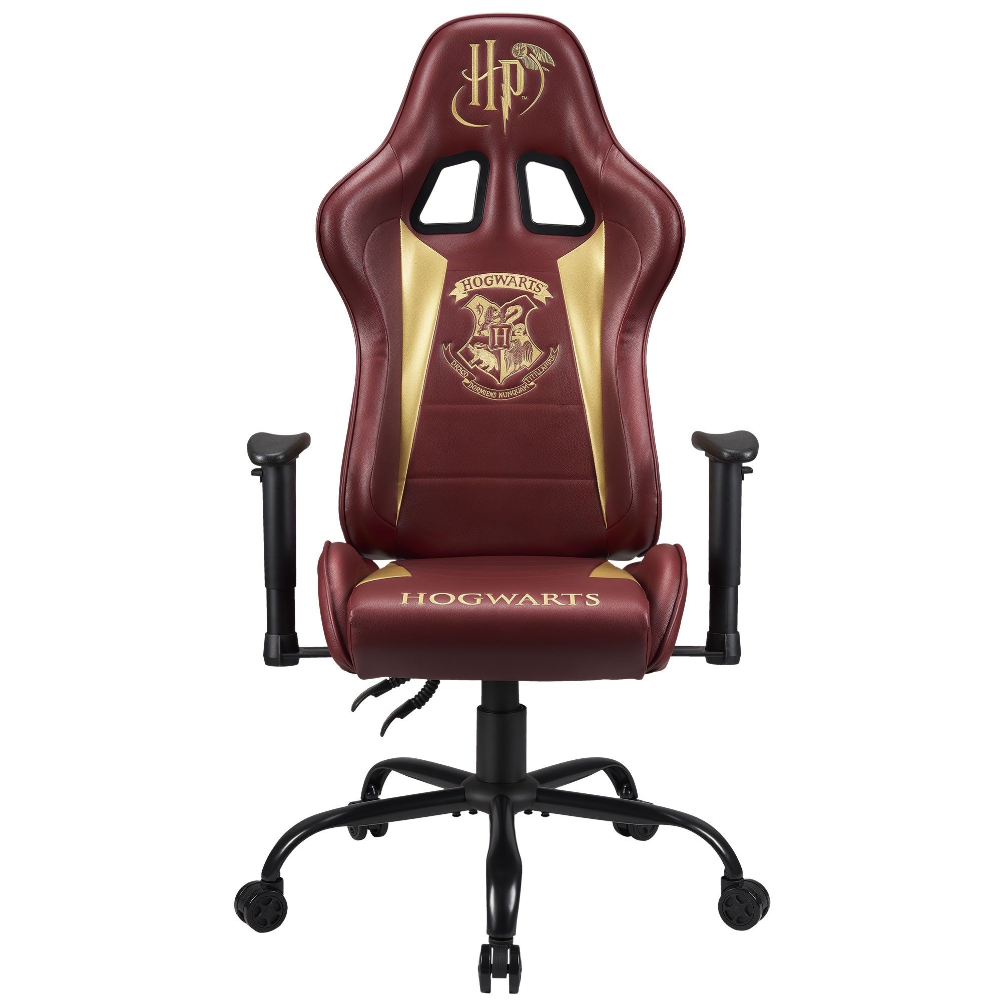 Subsonic Hogwarts PC Gaming Chair - Brown Faux Leather - Adjustable Armrests - 125kg