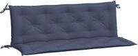 vidaXL Tuinbankkussens 2 st 150x50x7 cm oxford stof marineblauw
