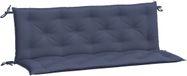 vidaXL Tuinbankkussens 2 st 150x50x7 cm oxford stof marineblauw