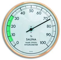TFA Analoge sauna-hygrometer, luchtvochtigheid, hittebestendig, ideaal voor de sauna.
