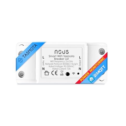 Tasmota Smart lichtschakelaar, inbouw, Nous L6T