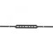 Gorilla Sports Olympische Swiss Bar Staal - Zwart - 150 kg