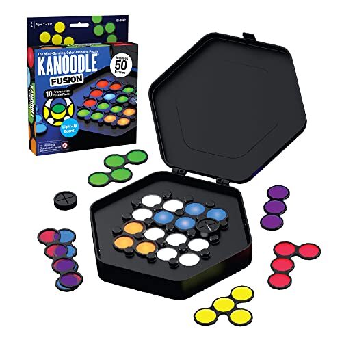 Learning Resources Educational Insights Kanoodle Fusie Licht Omhoog Puzzel Spel, Veelkleurig