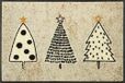 wash+Dry Deurmat, Silent Night 40x60cm, binnen en buiten, wasbaar, beige
