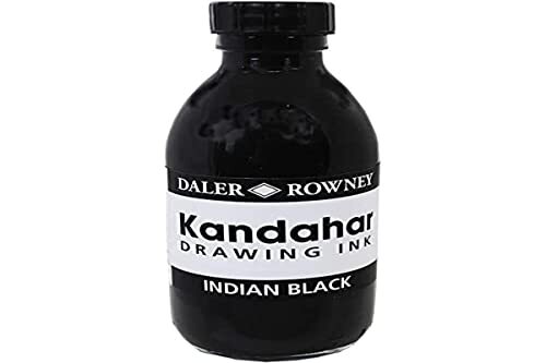 Daler Rowney Zwarte Kandahar Inkt 175 ml