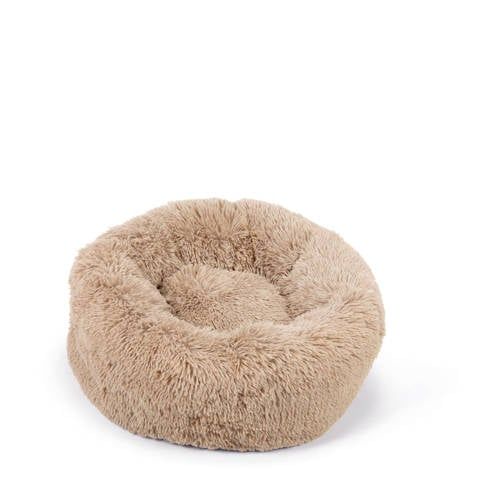 Beeztees Yali Hondenmand - Pluche - Beige - Ø 60 cm