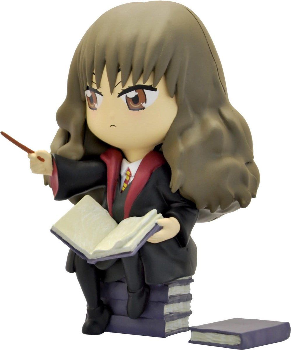Plastoy Harry Potter: Hermione Granger Studying a Spell Statue - PVC - Multicolor