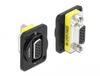 Delock VGA (v) - VGA (v) D-type module (v-v) | zwart
