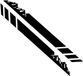 BeltAvenue Holding B.V. Set Autokapstickers Noir/Blanc Geschikt voor Lamborghini Urus
