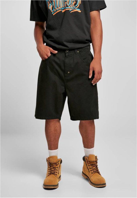 Southpole Men's Twill Chino Shorts - Black - W30