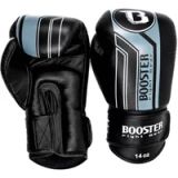Booster Pro Range BGL V9 Bokshandschoenen – Handgemaakt in Thailand – Premium Echt Leer – Zwart/Grijs – 10 oz