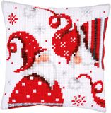 Vervaco Kruissteekkussen kit - Kerst - Kerstkabouters - PN-0164610