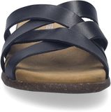 Josef Seibel Fabricia 05 Dames Slippers Zwart Leer