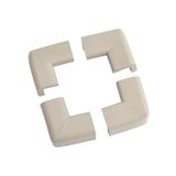 Prince Lionheart Cushiony Corner Guards Gewatteerde hoekbeschermers, zacht, schokabsorberend schuim, 4 hoeken, 3M-lijm, eenvoudig aan te passen en te verwijderen, ongevallenpreventie, neutraal 0071