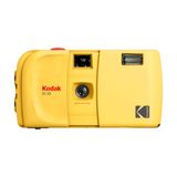 KODAK EC35 Camera 35 mm 35 mm, herbruikbaar, zonder focus, geïntegreerde flitser, schuifdeksel, geschikt voor beginners (film en AA-batterijen niet inbegrepen) (eenvoudig, botergeel)