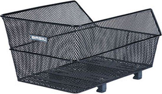 Basil Cento S Achter Fietsmand - 12.5L - Zwart - Inclusief Bevestigingssysteem