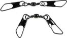 Spro Black Dubbel Safety-Snap Barrel Wartel - Maat 18