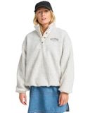 Billabong Run The Road Fleece Jas Beige S Vrouw