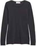 ARMEDANGELS Dames-T-shirt met lange mouwen Eibiaara Zwart XL