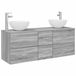 vidaXL Badkamerkastenset 3 st Grijs Sonoma 49,5 x 41 x 64,5 cm