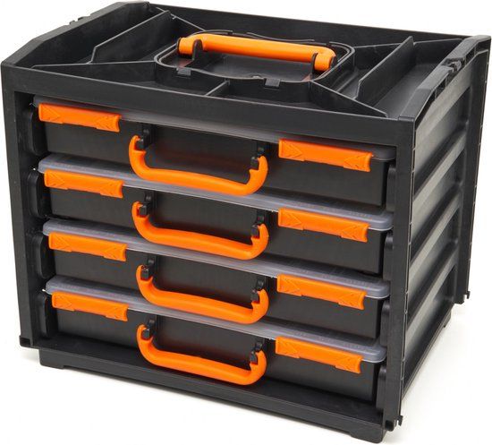 HBM 5 Delige Draagbare Assortimentsdoos, Assortimentskoffer Deluxe