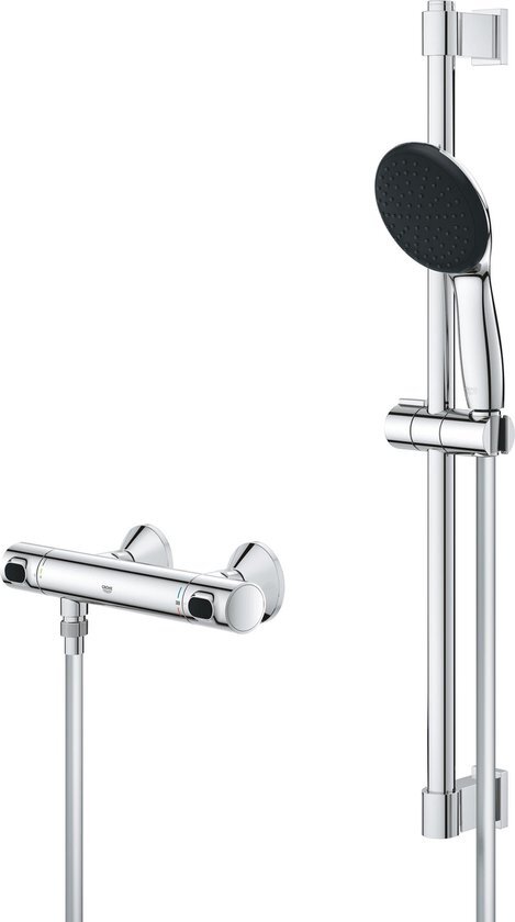 GROHE QuickFix Precision Flow Doucheset - Thermostatisch - Chroom