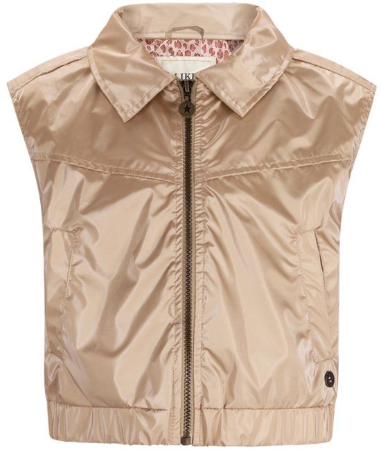 Like Flo Diana Metallic Gilet Meisjes Goud - Maat 146/152
