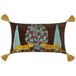 Wylder Tropics Aritra Geborduurde Fluwelen Kussenhoes - Multicolour - 30x50cm
