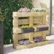 Maison Exclusive - Jardinière pour palettes Europe, 12 pièces, gris, 36x13,5x9,5 cm, plastique PP