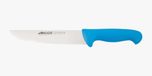Arcos Slagermes, nitrum roestvrij staal, lemmet 210 mm, professioneel keukenmes voor het snijden van vlees, vis en groenten, ergonomische handgreep van polyoxymethyleen, serie 2900, blauw.