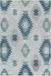 Tapis d'extérieur, résistant aux intempéries, rectangulaire, bleu, 140x200 cm, adapté au camping, au jardin ou à l'intérieur, design Berber
