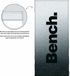 Bench HERDING Badhanddoek, Polyester, Zwart/Wit, 50 x 110 cm