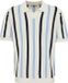 WE Fashion Heren regular fit polo met structuur