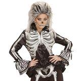 Widmann Skeletten vestje voor dames Halloween - Verkleedkleding - Medium