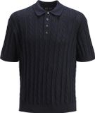 JACK&JONES JPRBLAMASON KNIT POLO SS Heren Polo Nachtblauw M