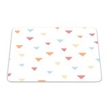 Bonamaison Rechthoekige muismat met digitale print, antislip onderkant, voor kantoor en thuis, 22 x 18 cm