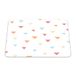 Bonamaison Rechthoekige muismat met digitale print, antislip onderkant, voor kantoor en thuis, 22 x 18 cm