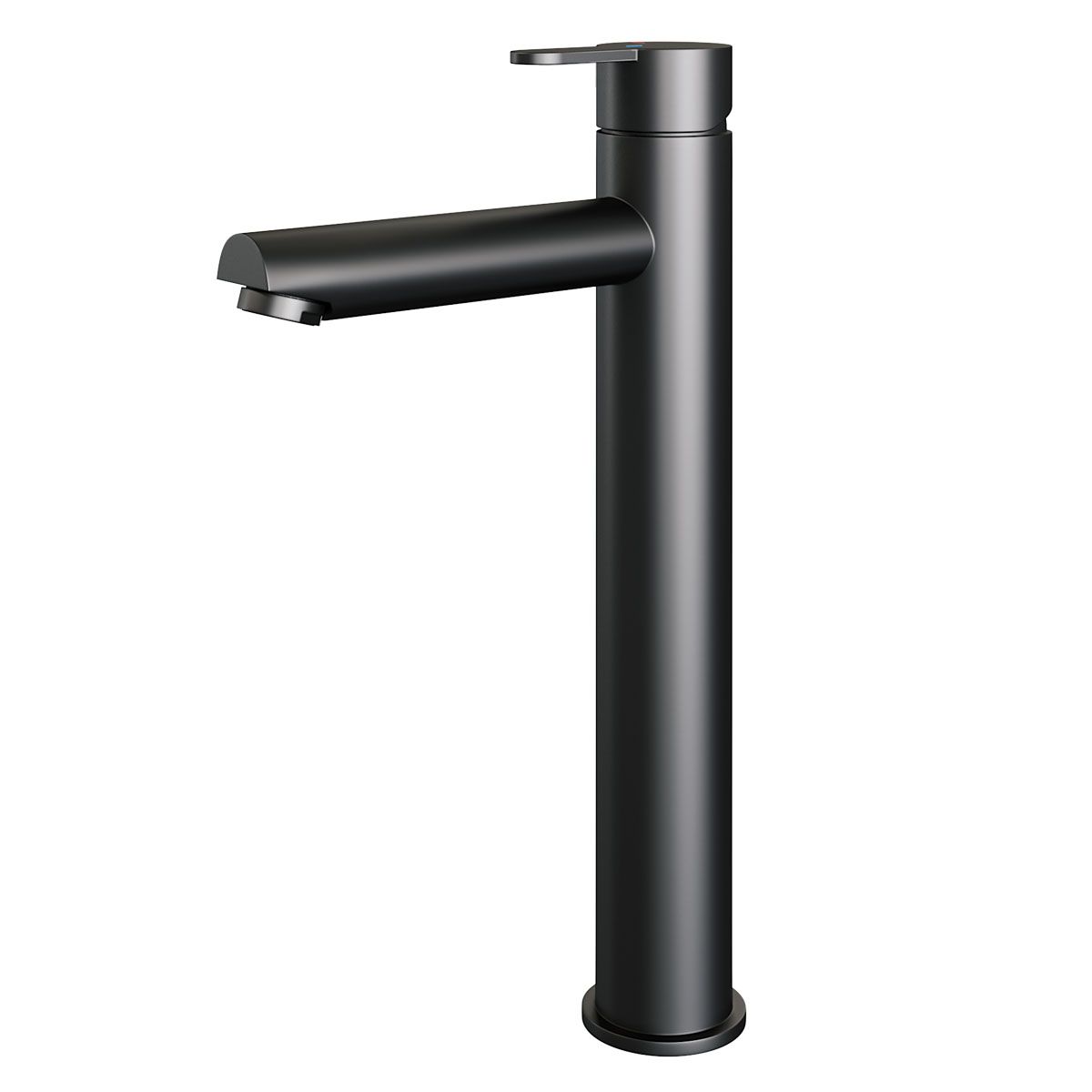 Brauer Wastafelkraan Black Edition HD4 Opbouw Hoog Mengkraan Rond Coldstart Mat Zwart 1 Greeps