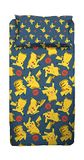 Pokemon Beddengoedset voor eenpersoonsbed, bedlaken, hoeslaken, kussensloop, 100% katoen, officieel product