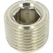 Bouchon Pneumatique Laiton Nickelé Mâle 1/8