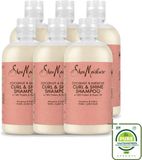 Shea Moisture Coconut & Hibiscus Curl & Shine Shampoo - 6 x 384 ml