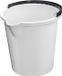 Plast Team emmer Vancouver rond 10 liter antraciet