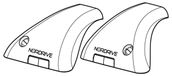 Lampa N99981 Set 2 Cover Barre Snap Fit met rubber zonder sloten