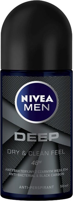 Nivea Men Deep Antybakteryjny Antiperspirant Roll-on - 50ml