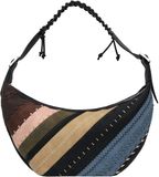 Desigual Schoudertas Quebec Whipstich Patch Crossbody Bag Bruin Veelkleurig
